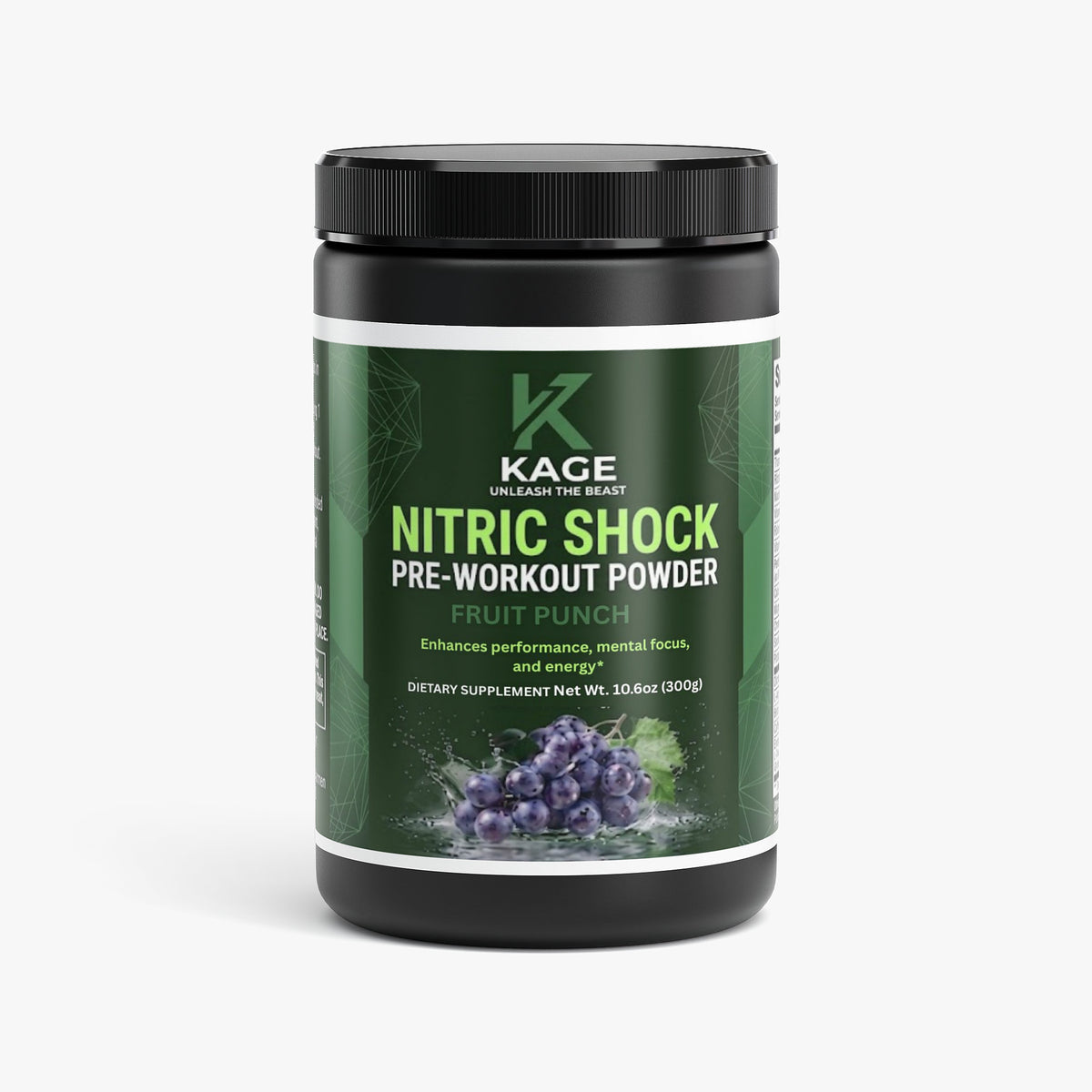 Nitric Shock Pre-Workout Powder (Fruit Punch)