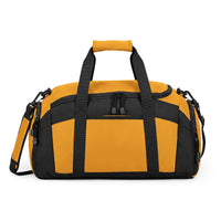 Kage Gear 'There Is No Tapping' Yellow Black Gym Bag — Durable Sports & Travel Duffel